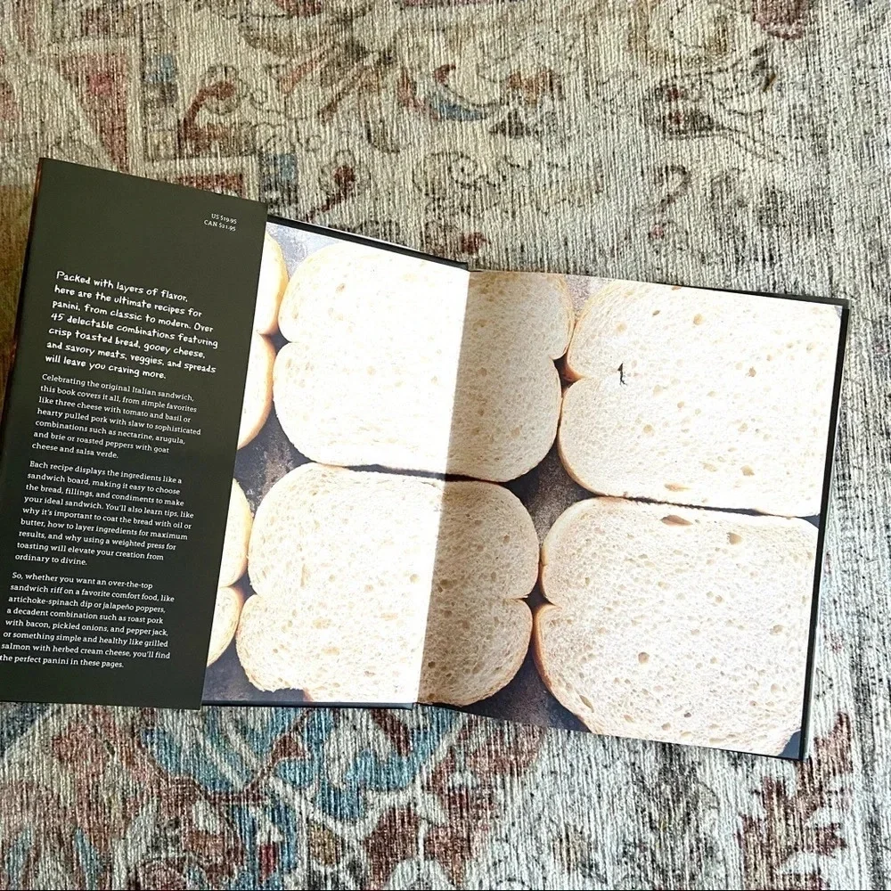 Brand New Perfect Panini Hardback Cookbook Kitchen Gourmet Foodie Recipe